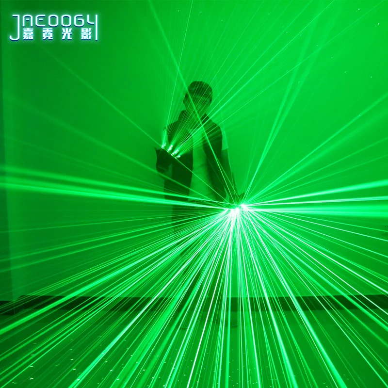 Green Laser Gloves for Concert, Bar, Street Dance, Jump Di Luminous Clothing, Party, DJ Singer, Luminous Props