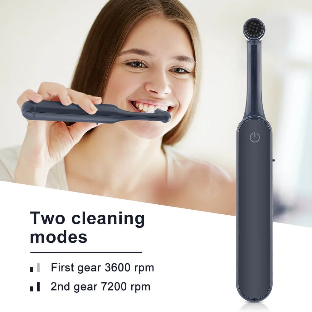 360 Degree Rotation Electric Sonic Toothbrush for Adult 2 Cleaning Modes High Quality Rechargeable Waterproof Smart Timer