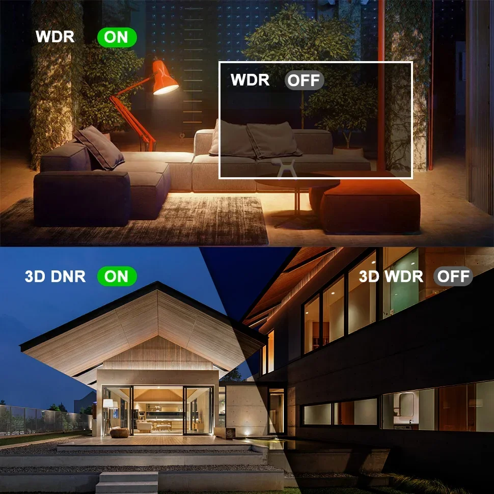 Anpviz 4CH 5MP sistema de seguridad 4 Uds 5MP torreta cámara IP doble luz 12MP NVR WDR detección de movimiento 2 vías Audio disuasión activa