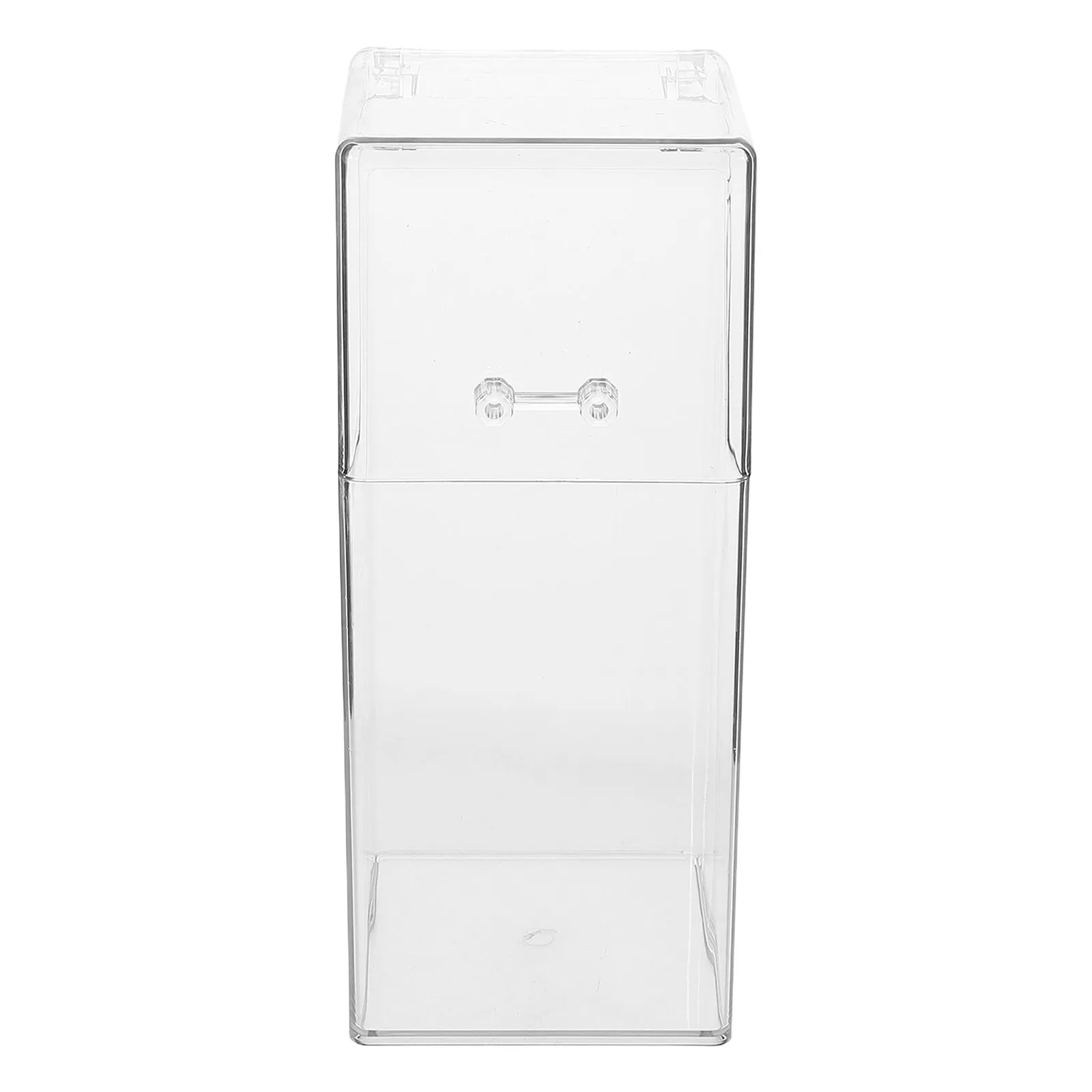 

Plastic Mask Holder Storage Box High Clarity Transparent Case Lid Home Office Easy Access Container Organizer Mask Container