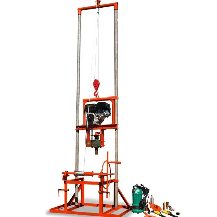 مثقاب دوار مخصص عالي الجودة بطول 80 مترًا - جهاز حفر آبار المياه للري المزرعي للبيع #1