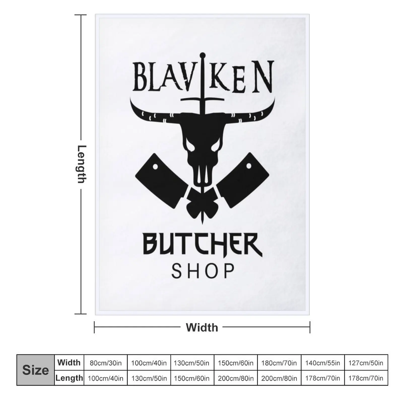 The Butcher Shop Throw Blanket Furrys Decorative Beds Weighted Blankets