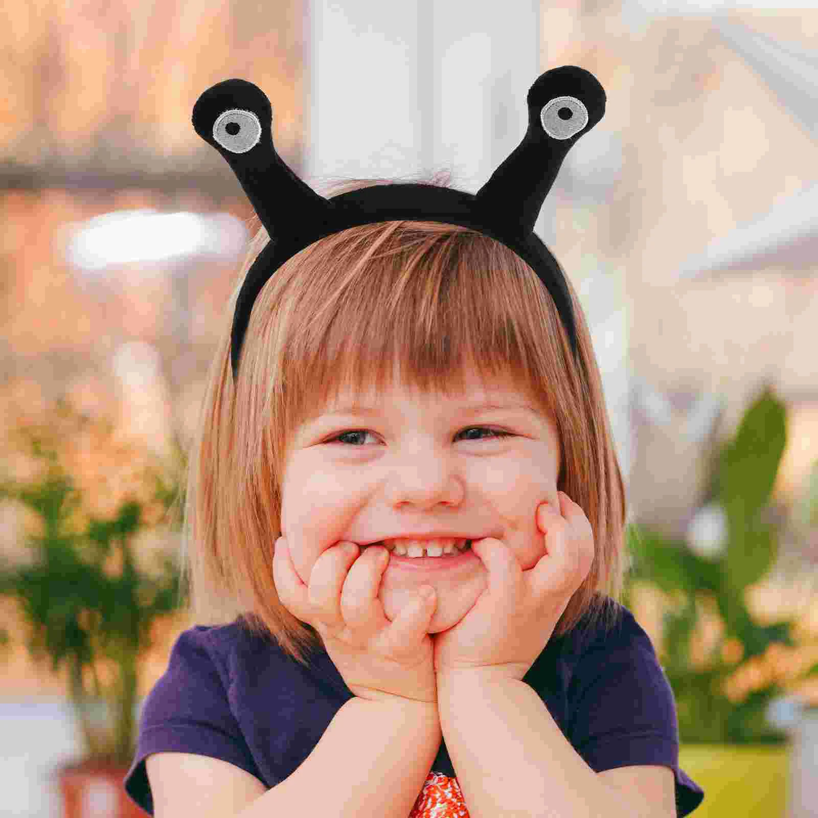 Kids Party Hair Accessories Head Bands Hoops Snails Antenna Headband Toddler Coils