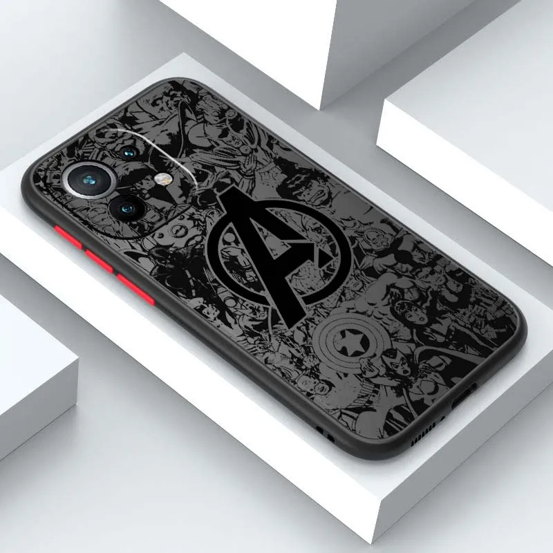 شعار Marvel Spider Man لـ Xiaomi 14T 13T 13 12T 12 12S 11T 11 11i 10 10T Ultra Pro Lite حافظة هاتف شفافة بلوري #4