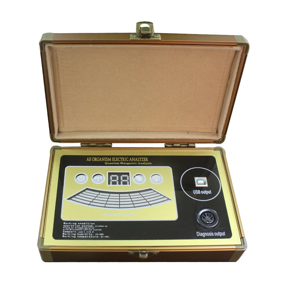 New Quantum Health Sub-health Analyzer Magnetic Resonance Body Analyzer Checking Test Set Multilingual Choose Shockproof Package