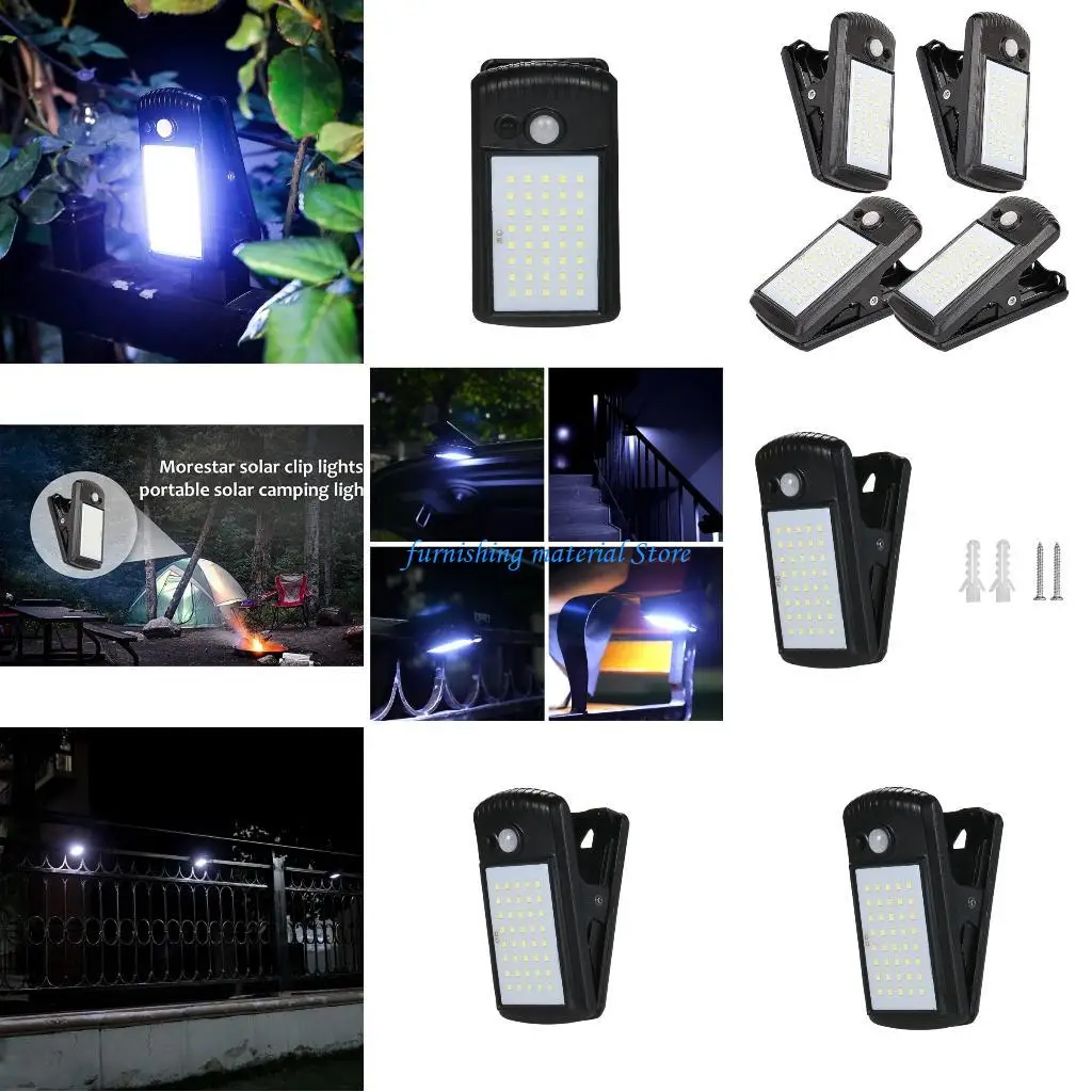 

Y5GD Clip-on Outdoor Solar Lamps Outdoor Clip Motion Lamp Clip-on Garden Lamps