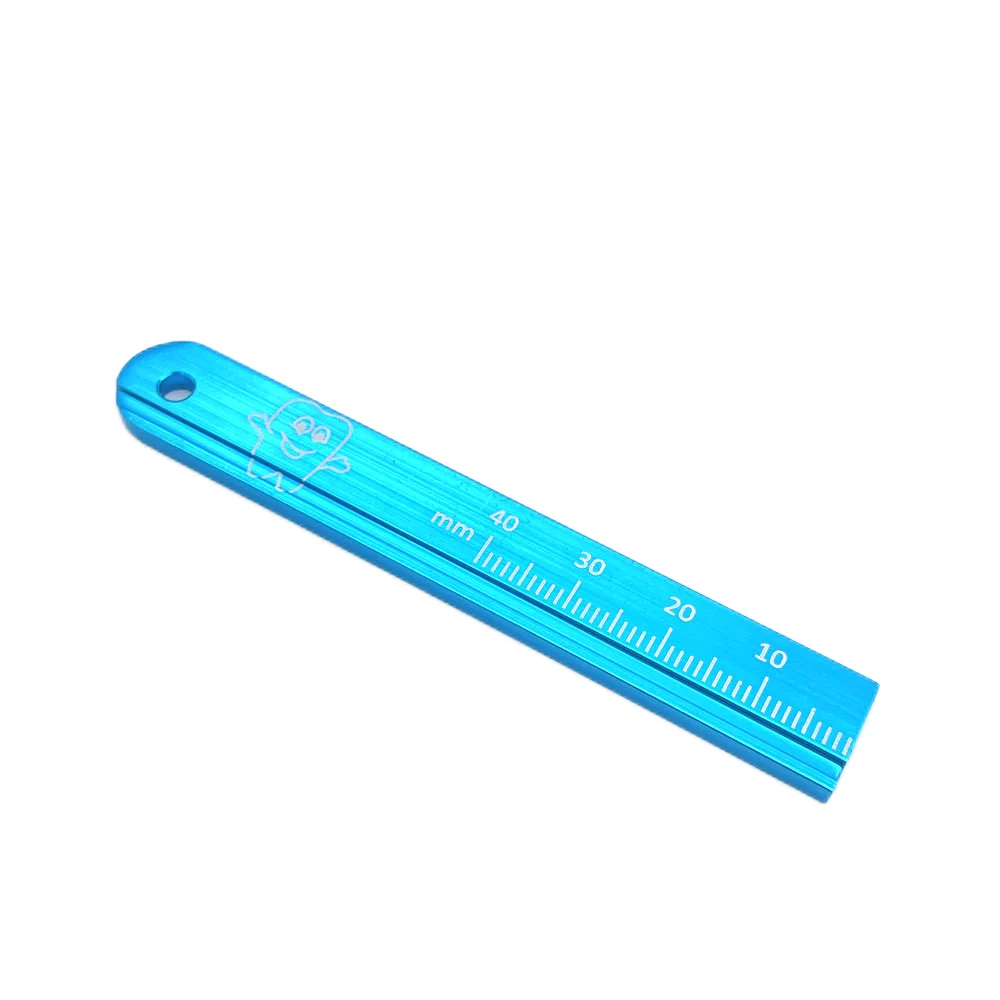 1Pc Colorful Aluminium Dental Endo Rulers Span Measure Scale Endodontic Finger Rulers Dentist Tools Materials