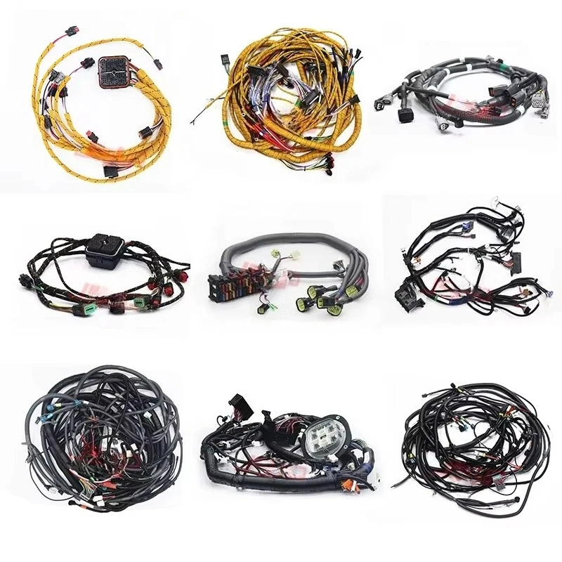 Popular Products Engine Wiring Harness 21Q6-18200 for Hyun dai R220-9S Excavator Engine Wiring Harness 21Q618200