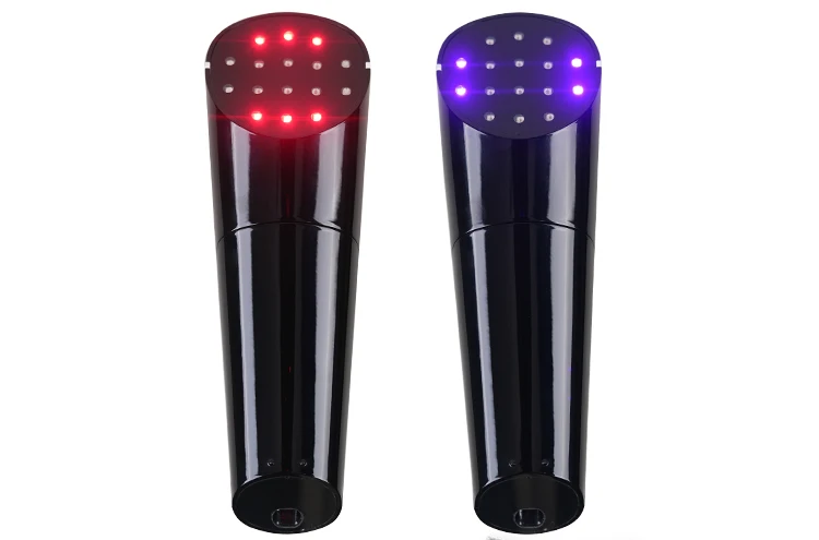 أداة علاجية LED سوداء محمولة للقطط والكلاب، تصميم كلاسيكي منخفض المستوى مع خصائص التطهير