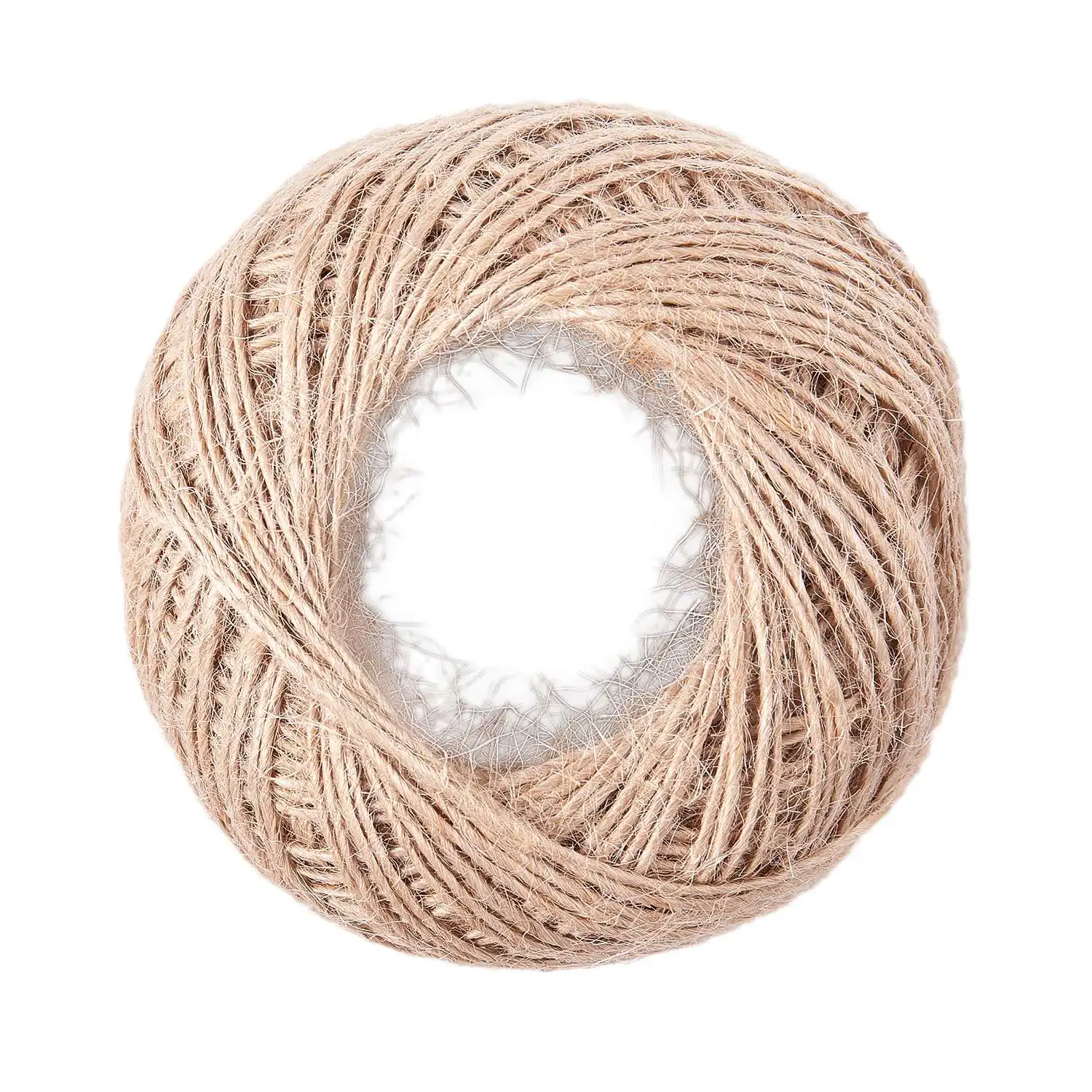 New 100 Meter - Natural Textured Hessian Jute Twine String 1mm
