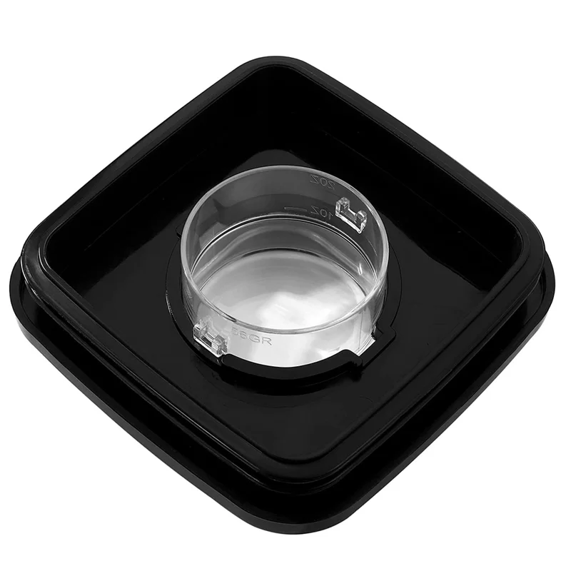 Blender Square Lid and Center Cap for Os-Ter Blender Jar Fit for 4903 Blender Square Jar Lid Replacements