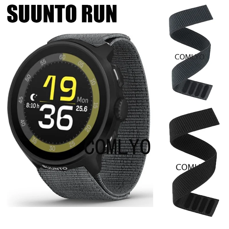 

Для SUUNTO RUN ремешок нейлоновый ремешок для умных часов крючок и вид мягкий ремень ремешок для часов