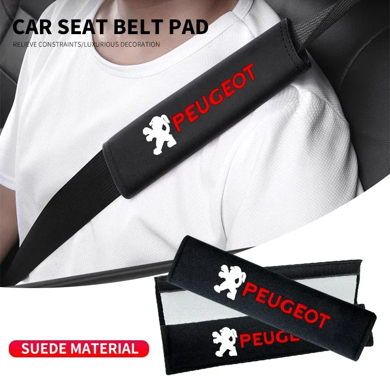 

Car Seat Shoulder Pad Protector Fit For Peugeot 206 208 308 508 2008 3008 Boxer Soft Cotton Anti-Slip Cover Interior Accessories