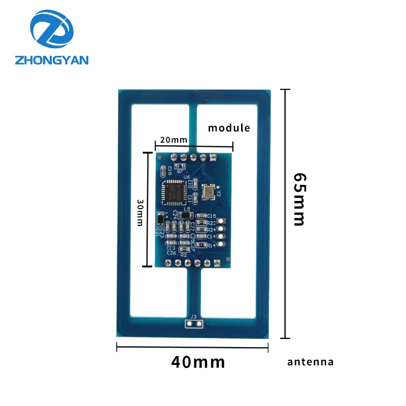Módulo leitor incorporado de 13,56 MHz RFID Smart UART Wiegand IC Módulo sem contato para sistema de controle de acesso