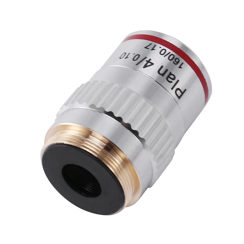 2X المجهر خطة الوني الهدف عدسة 4X البيولوجية المجهر المعدني الأهداف