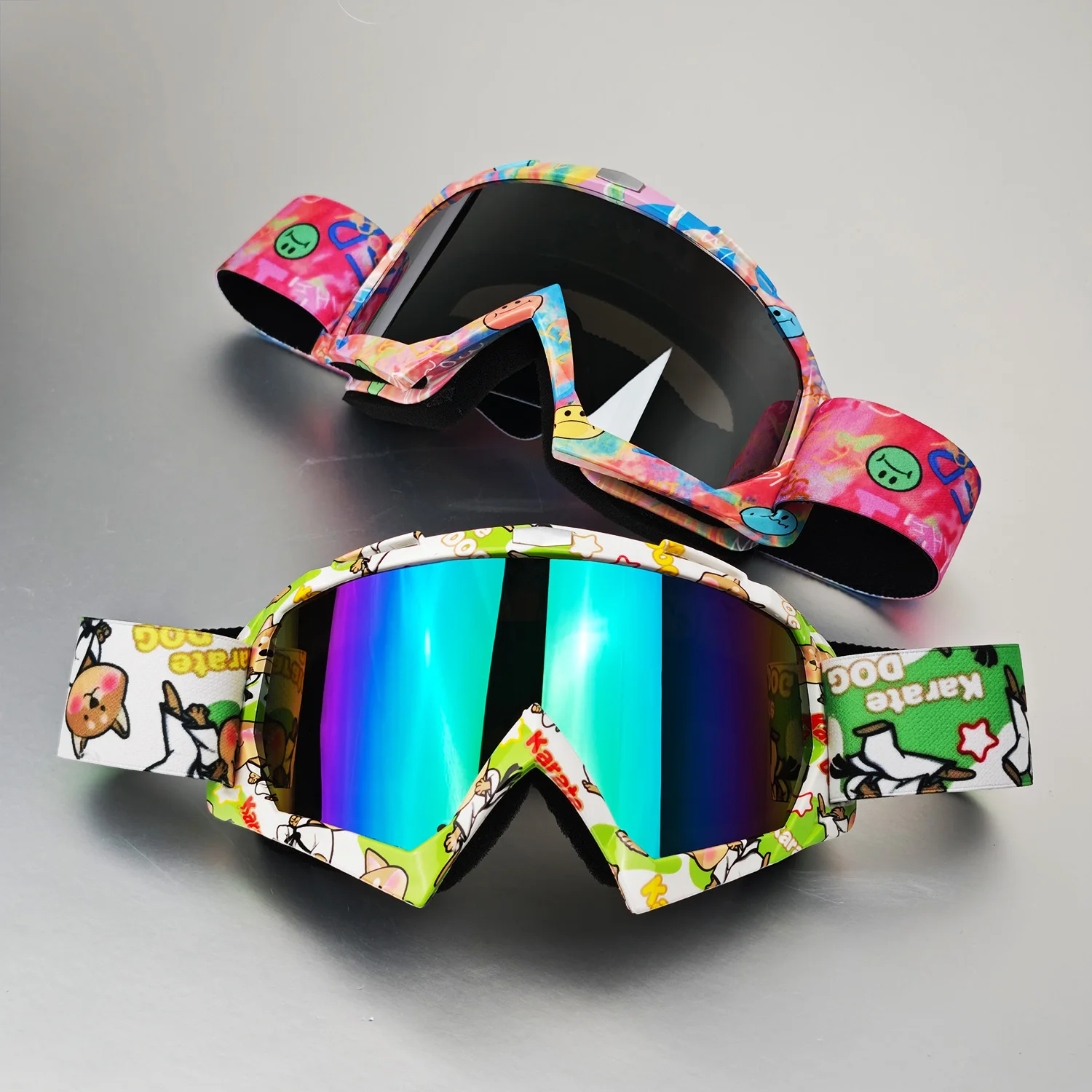 Kacamata Motocross Kacamata Hitam Sepeda Motor Pria Masker MTB ATV Perlindungan Tahan Angin Kacamata Off-Road Balap Bersepeda Ski