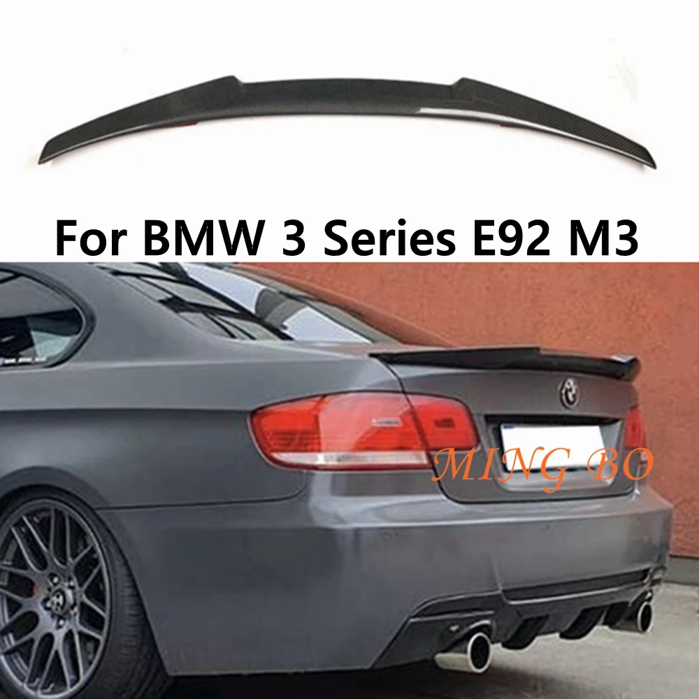 

For BMW 3 Series E92&E92 M3 Coupe M4 Style Carbon fiber Rear Spoiler Trunk wing 2005-2013 FRP Forged carbon