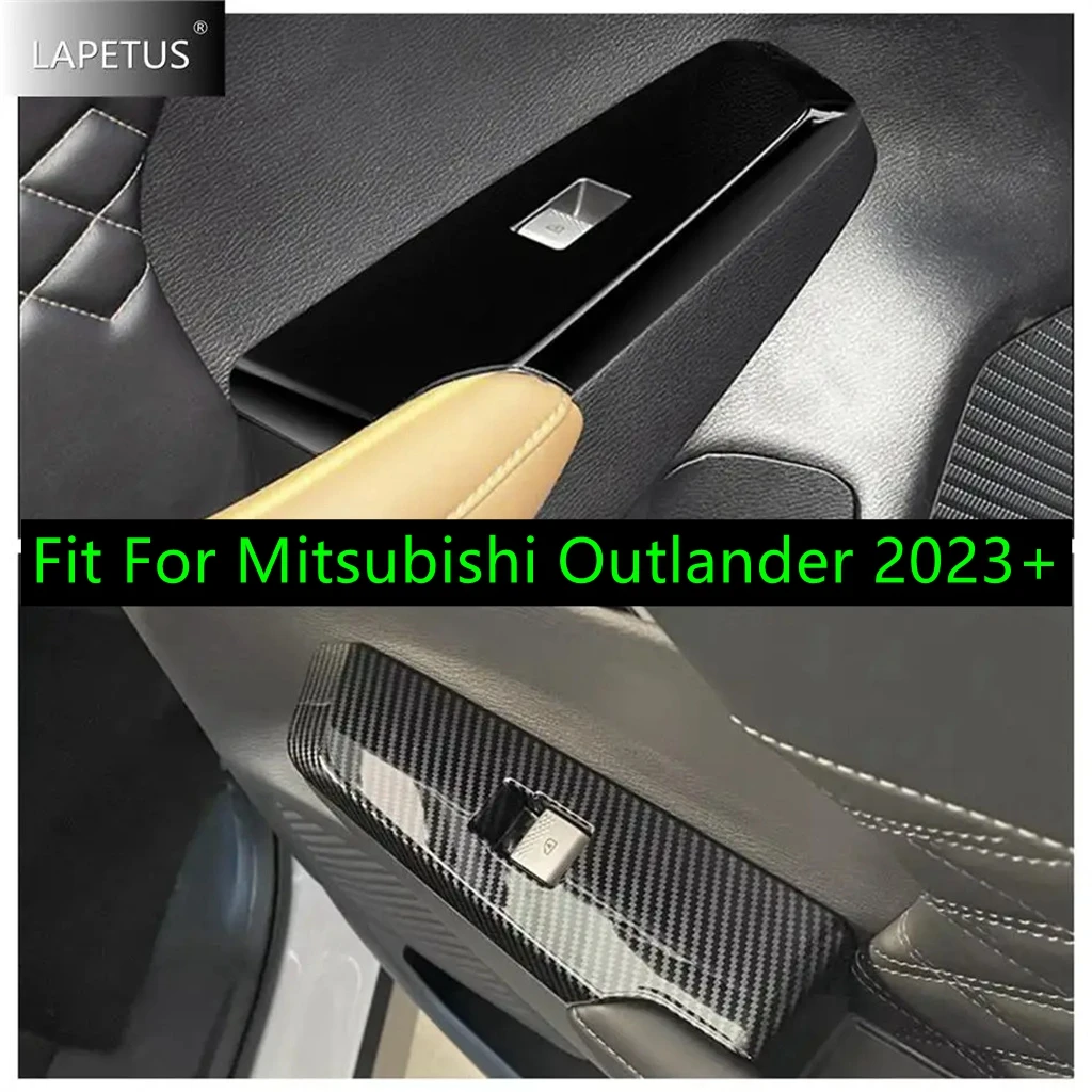 

Auto Accessories Door Armrest Glass Window Lift Button Switch Control Decor Panel Cover Trim For Mitsubishi Outlander 2023 2024