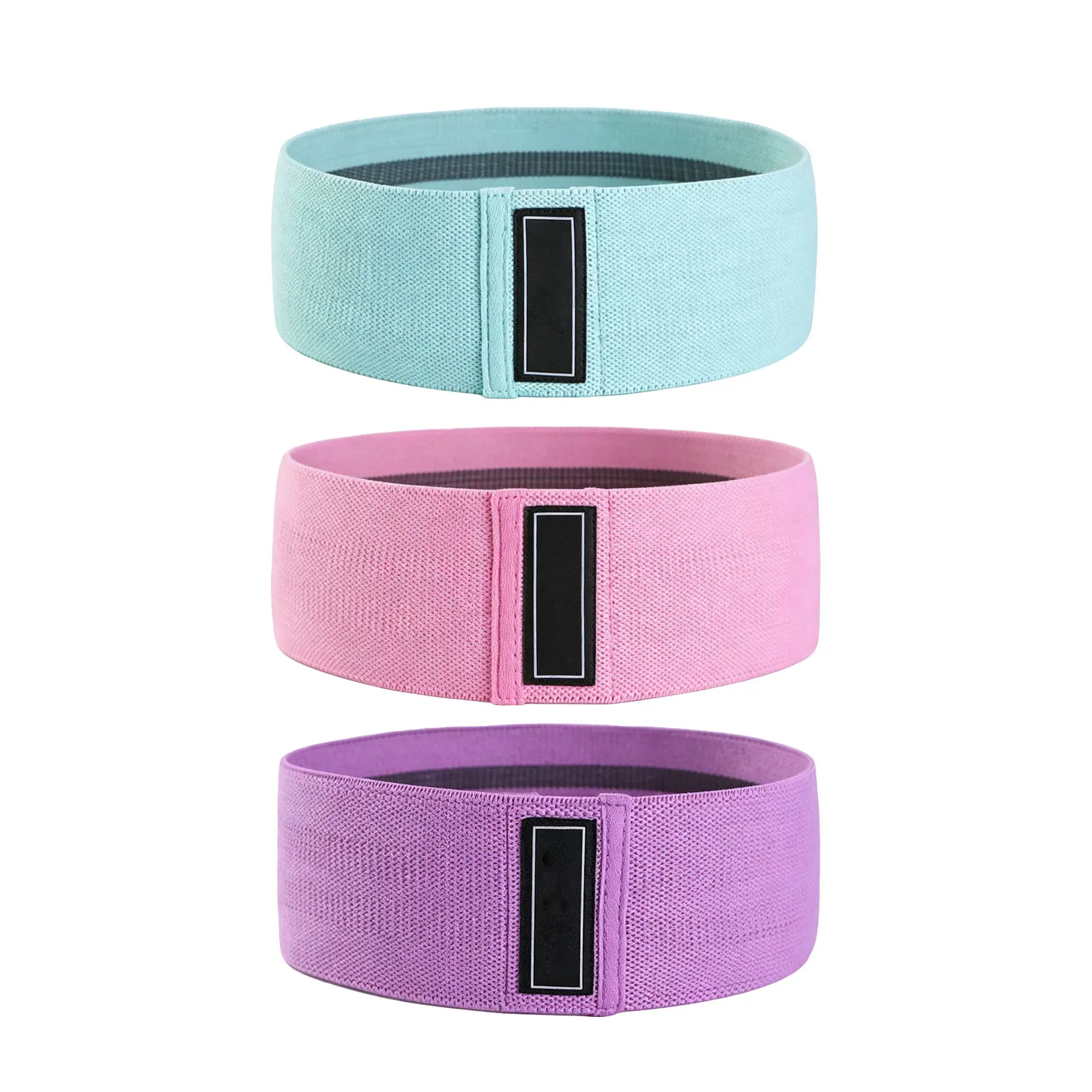 Glute Thigh Elastic Workout Bands Fabric Resistance Hip Booty Bands Squat Circle Stretch Fitness Strips Loops Yoga Gym Equipment