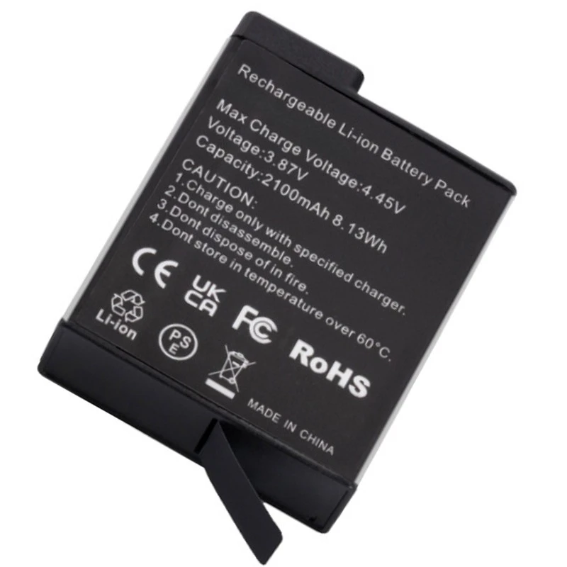 

2100mAh ACT5 Camera Battery Suitable for DJI Ousmo Action 5 4 3 Sports Camera Lithium Battery