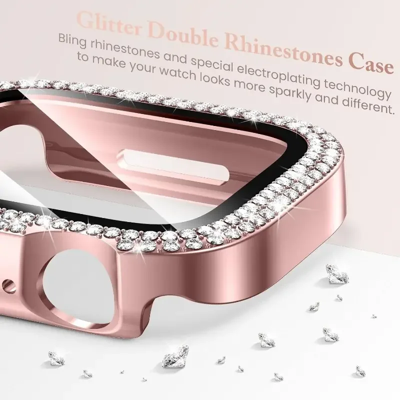 yZ[zX^[CgP[X Apple Watch 45mm 41mm 38-42-44mm 40mm _ChKX+op[XN[veN^[ V[Y9 8 7 6 5 4 3 SEΉ