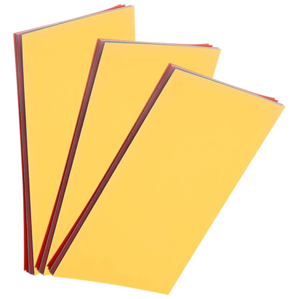 صفائح ورق حرفية ذاتية الصنع لأوراق اوريغامي الملونة، مجموعة صنع البطاقات الفنية، ورق طباعة فارغ، مشاريع DIY #2