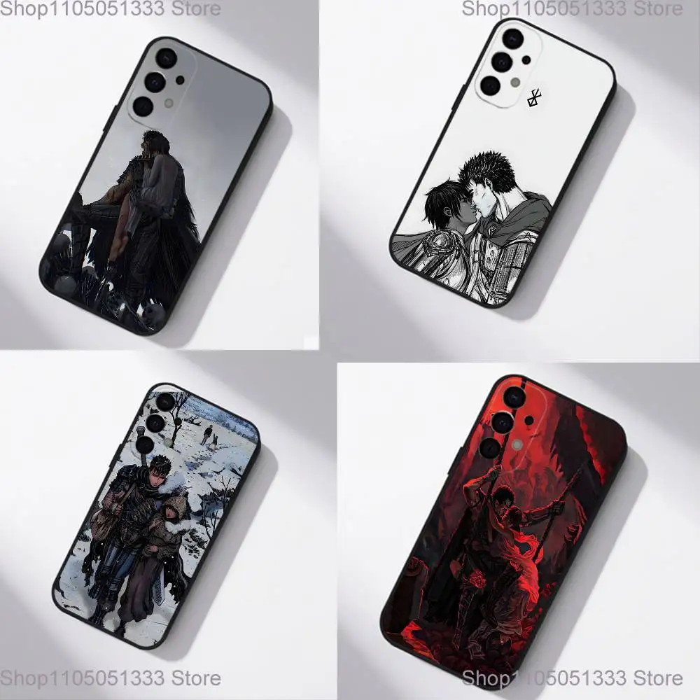 

Comic Cool B-Berserk-S Guts Casca Phone Case For Samsung S25,S24,S21,S22,S23,S30,Ultra,S20,Plus,Fe,Lite,5G Black Cover