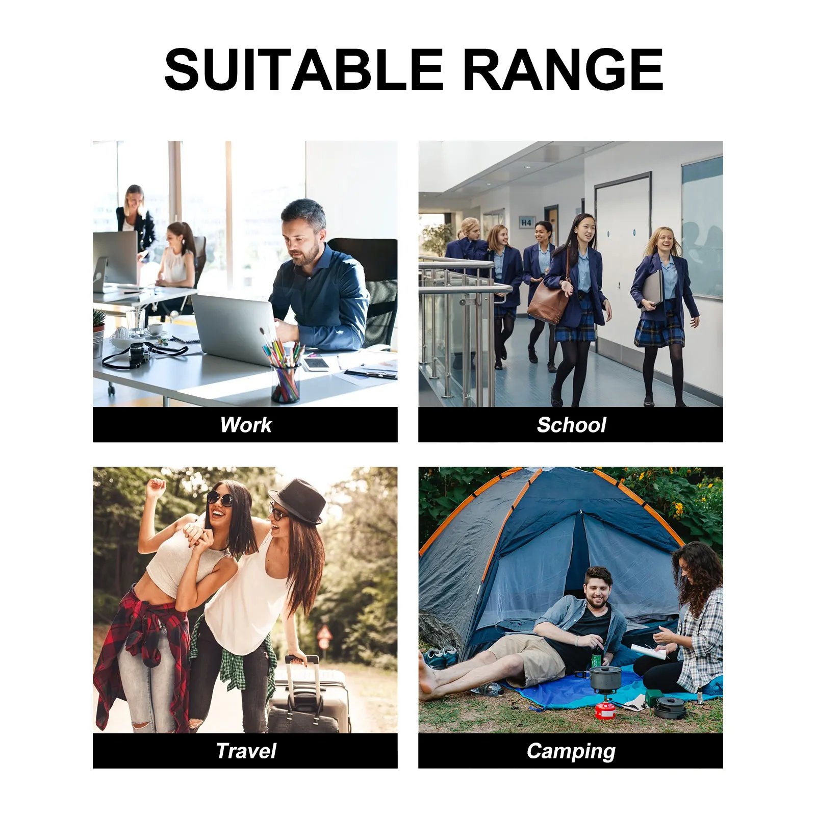 

Portable Heat Preservation Thermal Insulation Bag Black Compact Food Storage Lunch Bag Outdoor Picnic Camping Travel Insulated