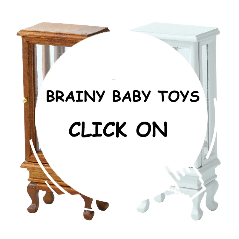 1/12 دمية مصغرة محاكاة خزانة زجاجية خزانة نموذج خزانة اكسسوارات أثاث لدمية ديكور بيت اللعب #1