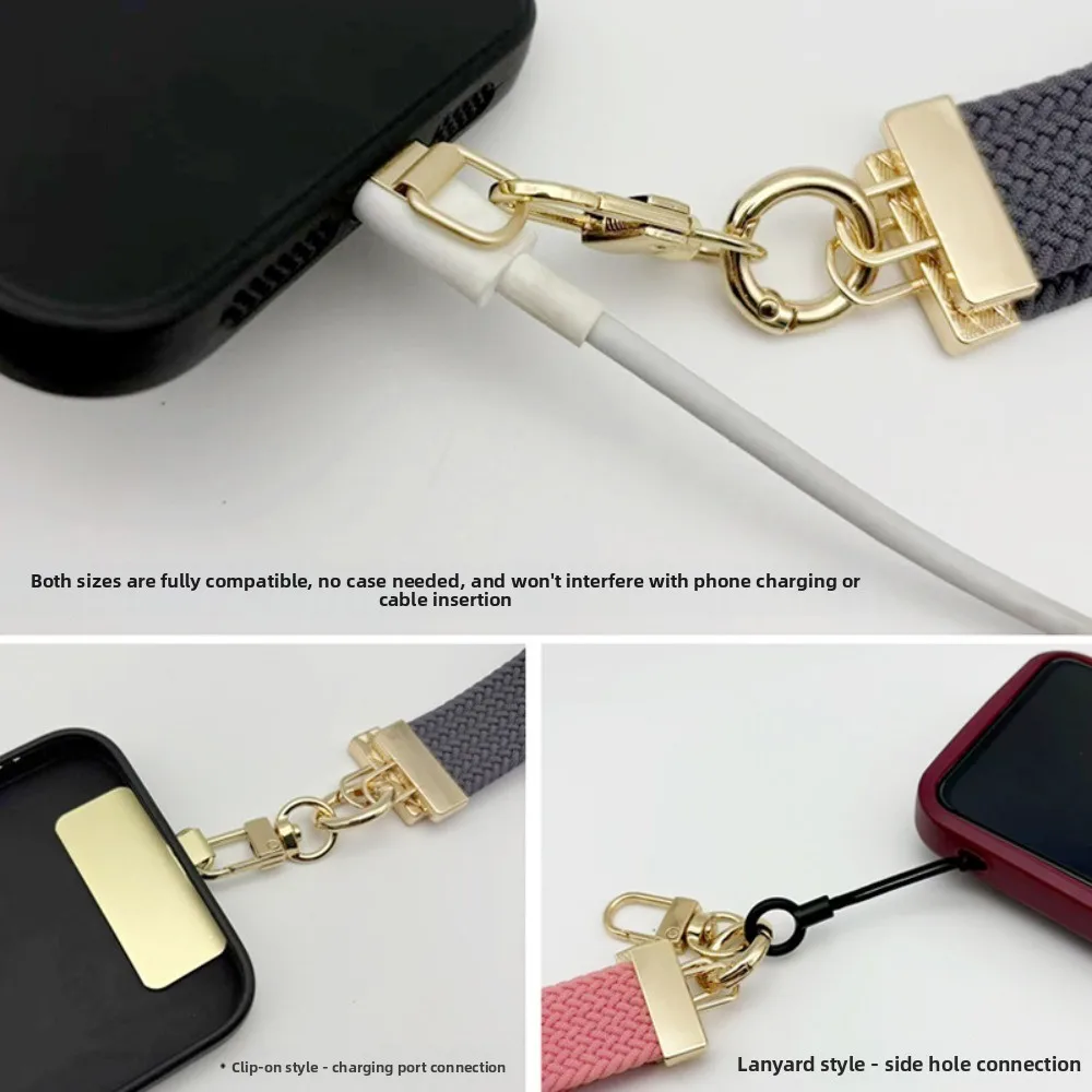 

Metal Card Mobile Phone Strap Anti Loss High-End Cell Phone Chain Anti-Lost Handheld Mobile Phone Lanyard Mobile Phone Pendant