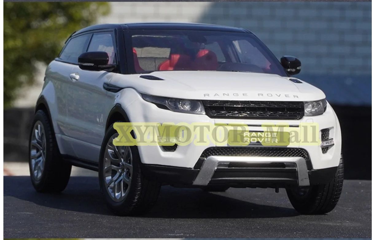 

1:18 для Land Rover Aurora Evoque GTA, модель автомобиля из сплава, литые игрушки для хобби, подарки для мальчиков, демонстрация, коллекционные украшения, белый цвет