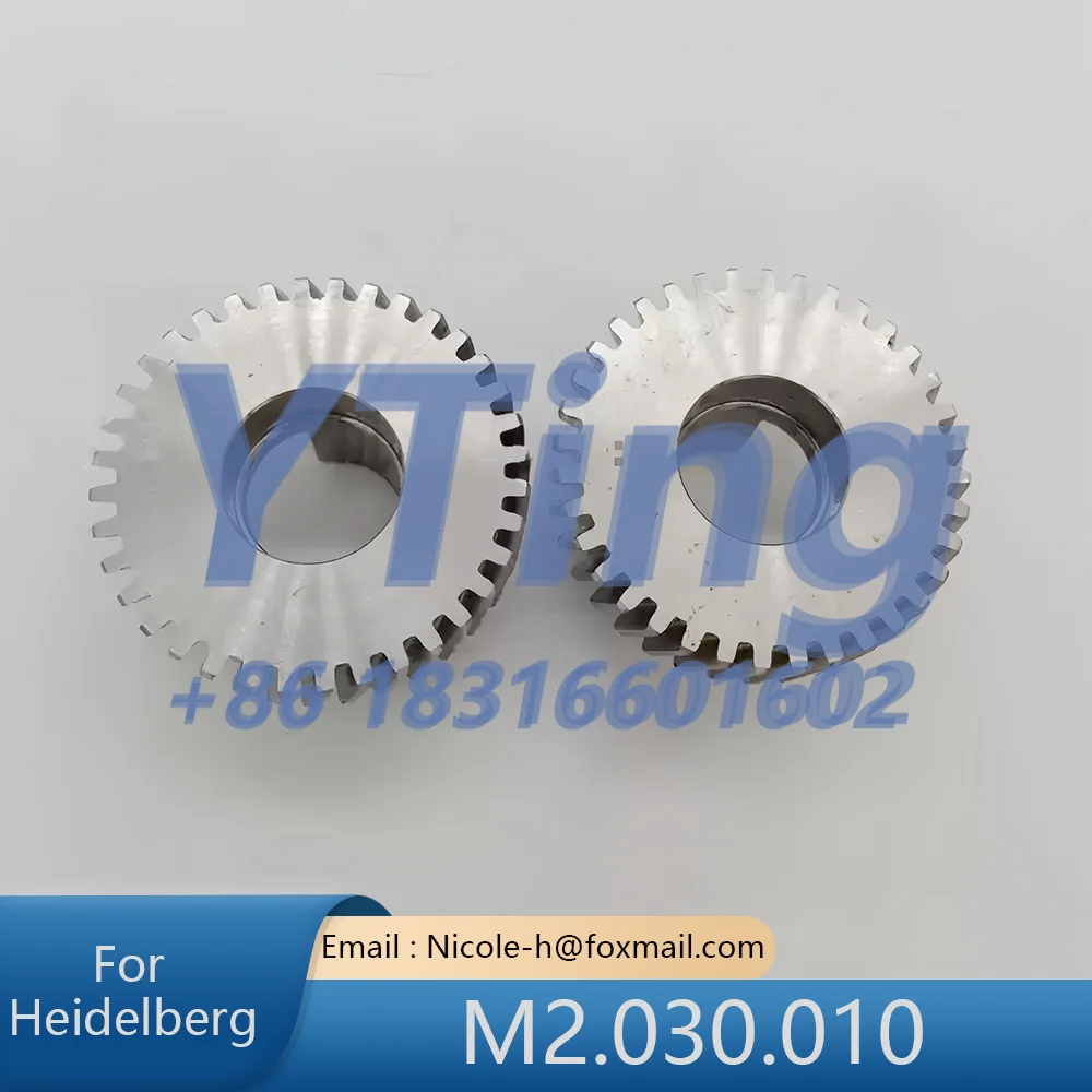 Heidelberg Printing Machine Accessories PM74 SM74 Water Roller Semi-circular Teeth M2.030.010 Stainless Steel Gear