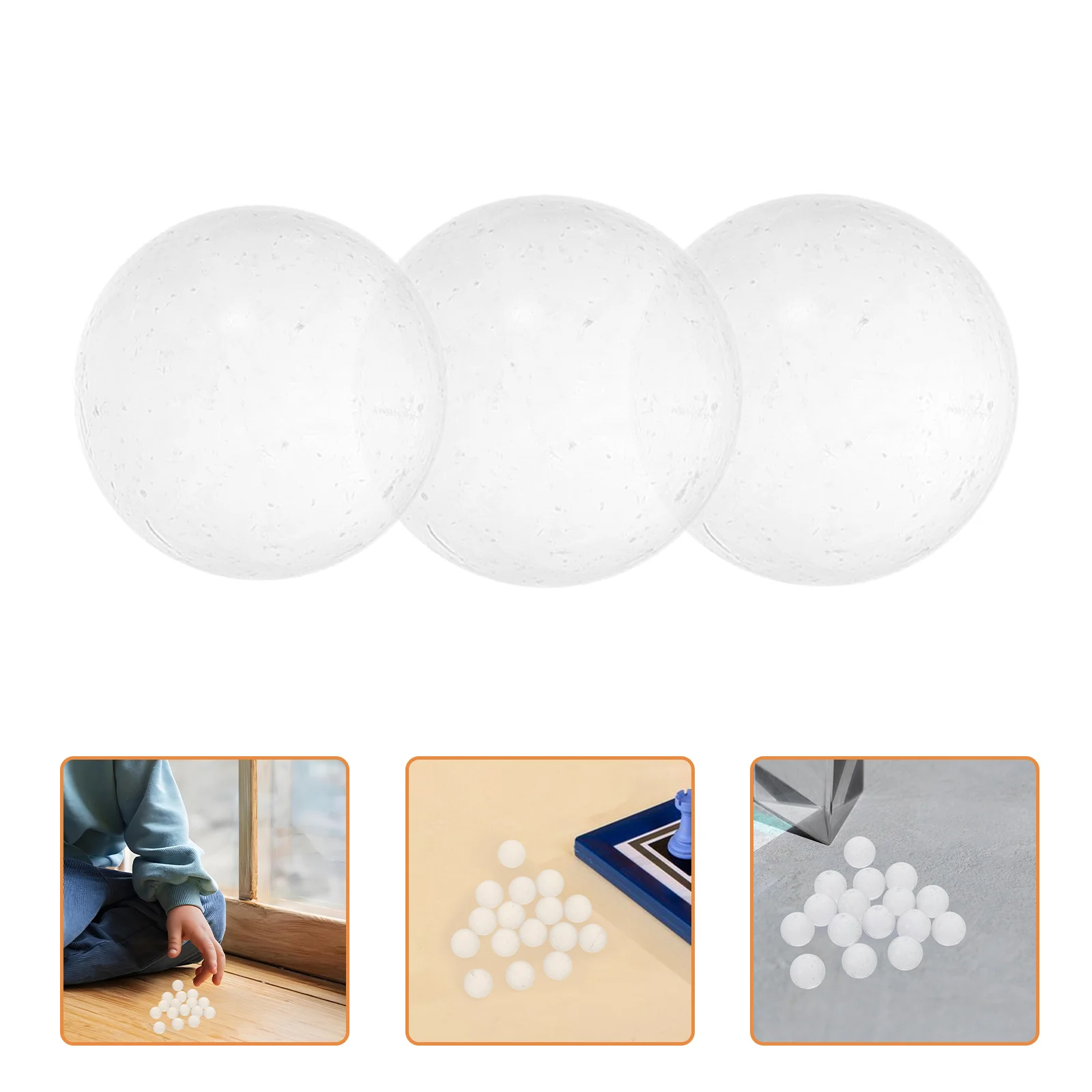 

30 Pcs Glass Beads Clear Marbles Decorate Fish Tank Stones for Vase Filler Decorative
