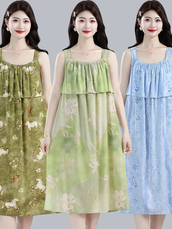nova-camisola-feminina-de-algodao-e-seda-com-alcas-e-pregas-para-estudantes-roupa-de-dormir-e-de-casa-pode-ser-usada-como-vestido-feminino