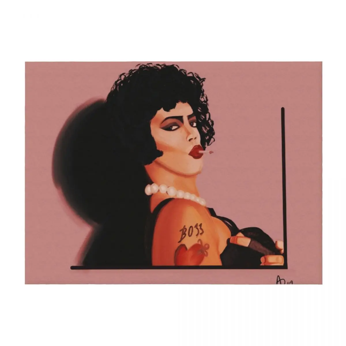 

Dr. Frank-n-furter Throw Blanket Luxury Designer Warm sofa bed warm for winter Blankets