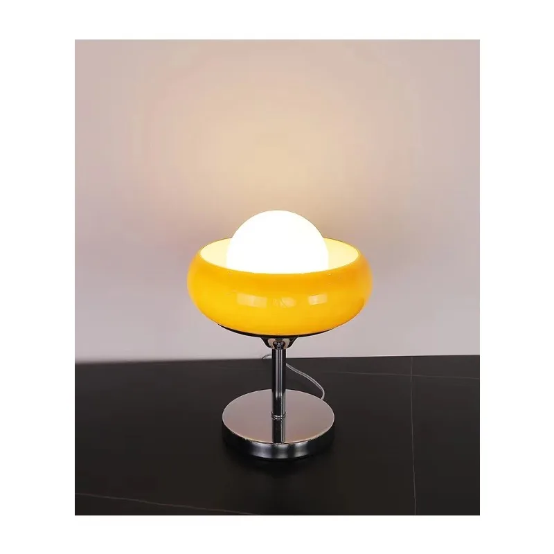 

Bedside bedroom Bauhaus design retro girl medieval creative floor lamp glass