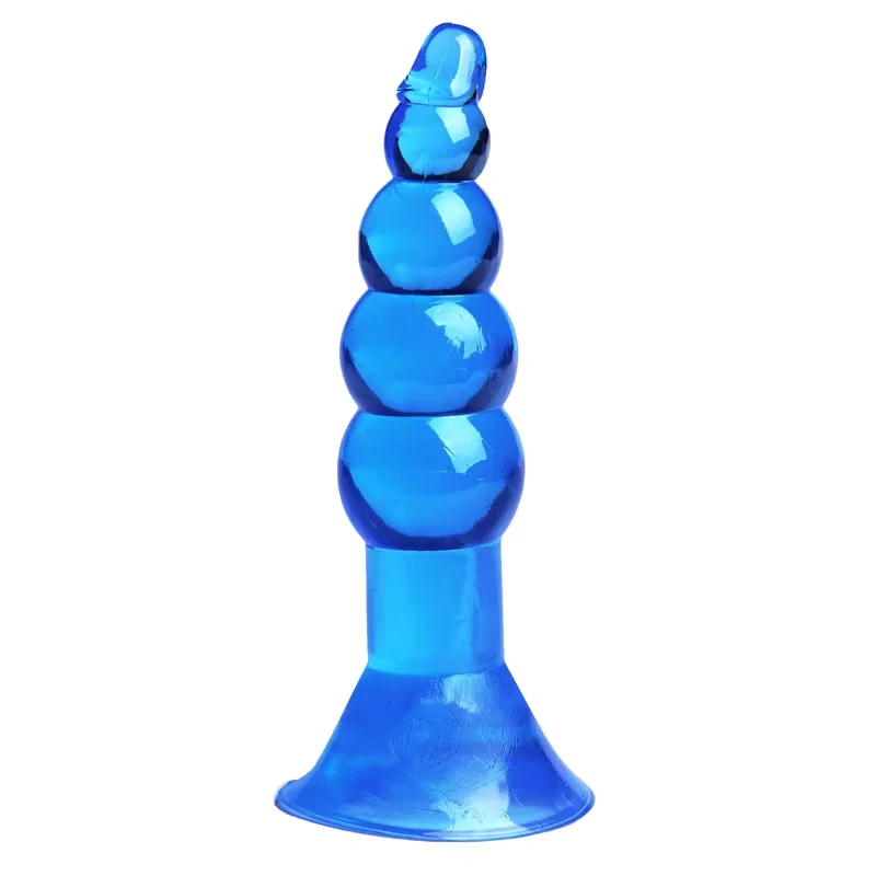 Soft Silicone Anal Plug Anus Masturbator Butt Plugs Expansion Erotic Anal Beads Adult Toy Sexy Anal Toys for Women Gay Couple view 5