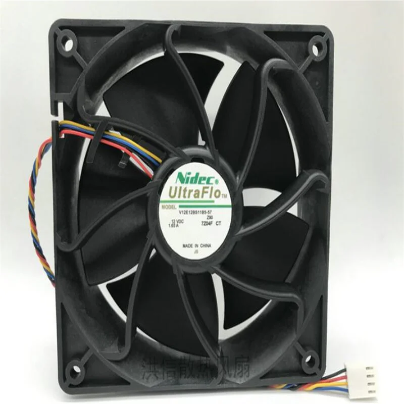 

Nidec V12E12BS11B5-57 12v 1.65A 12038 special cooling fan for four-line ants S7S9