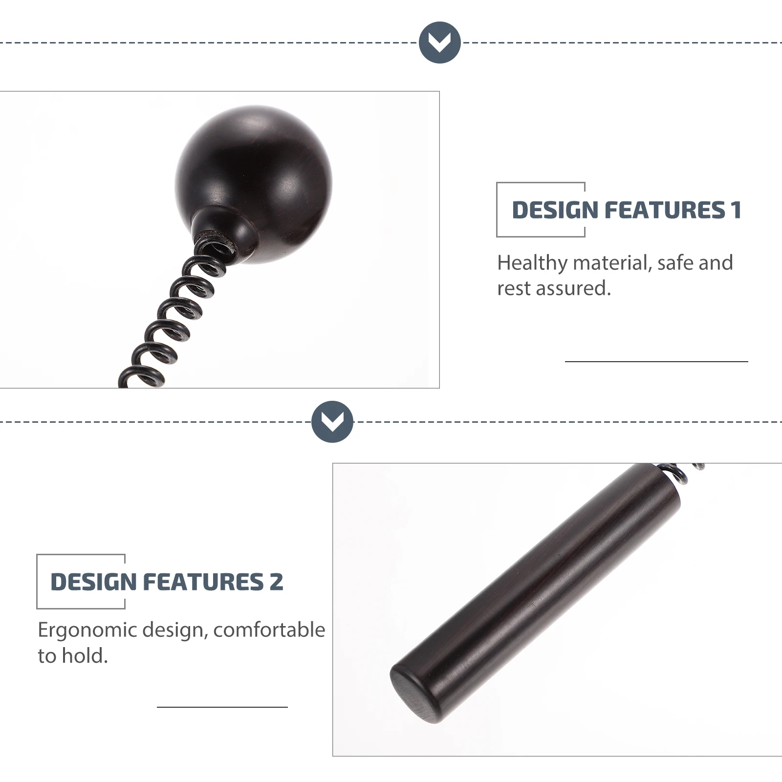 

Ergonomic Massage Hammer for Body Pain Relief Muscle Relaxation Tool Household Back Massager Portable Lightweight Therapy Stick
