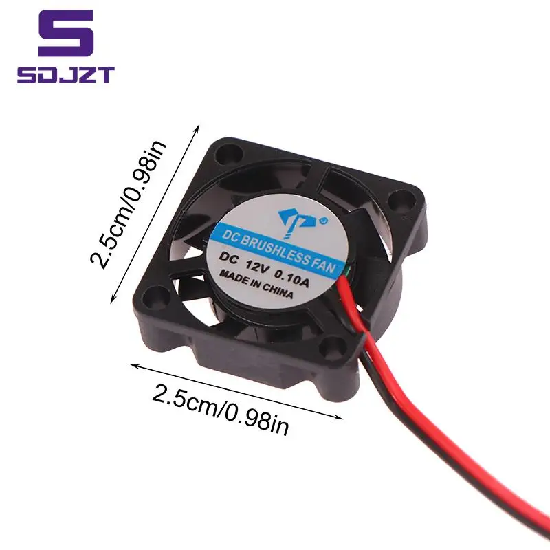 25*25*7mm DC2507 Cooling Fan 2-Pin Mute 5V 12V 24V Brushless Chipset Heatsink Mini Cooling Fan Purifier Fan Mini Cooling Fan