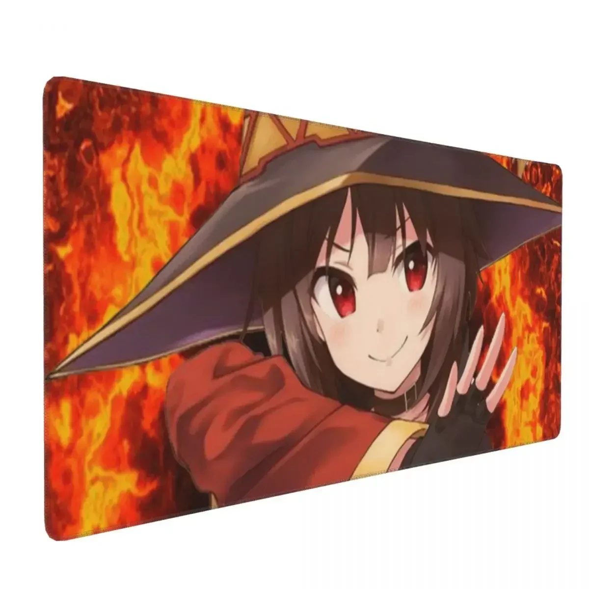 كونوسوبا! - لوحة ماوس كبيرة من Megumin، لوحة مفاتيح الكمبيوتر، حصيرة الماوس لألعاب الكمبيوتر المحمول، حصيرة مكتبية، ملحقات المكتب، مفارش الطاولة