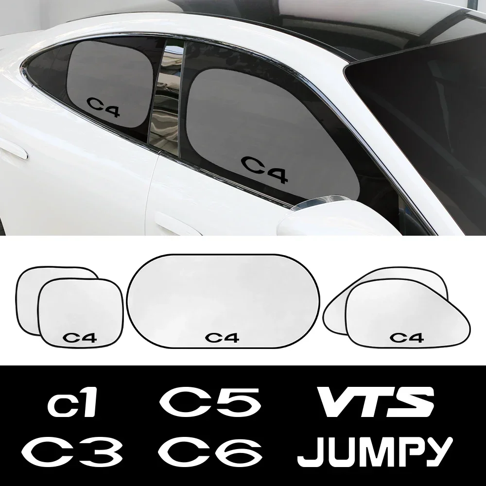 

5PCS/Set Car Window Sunshade Cover Auto Accessories For Citroen C4 C3 C5 Aircross C1 C Crosser Berlingo C Elysee C6 C2 Picasso