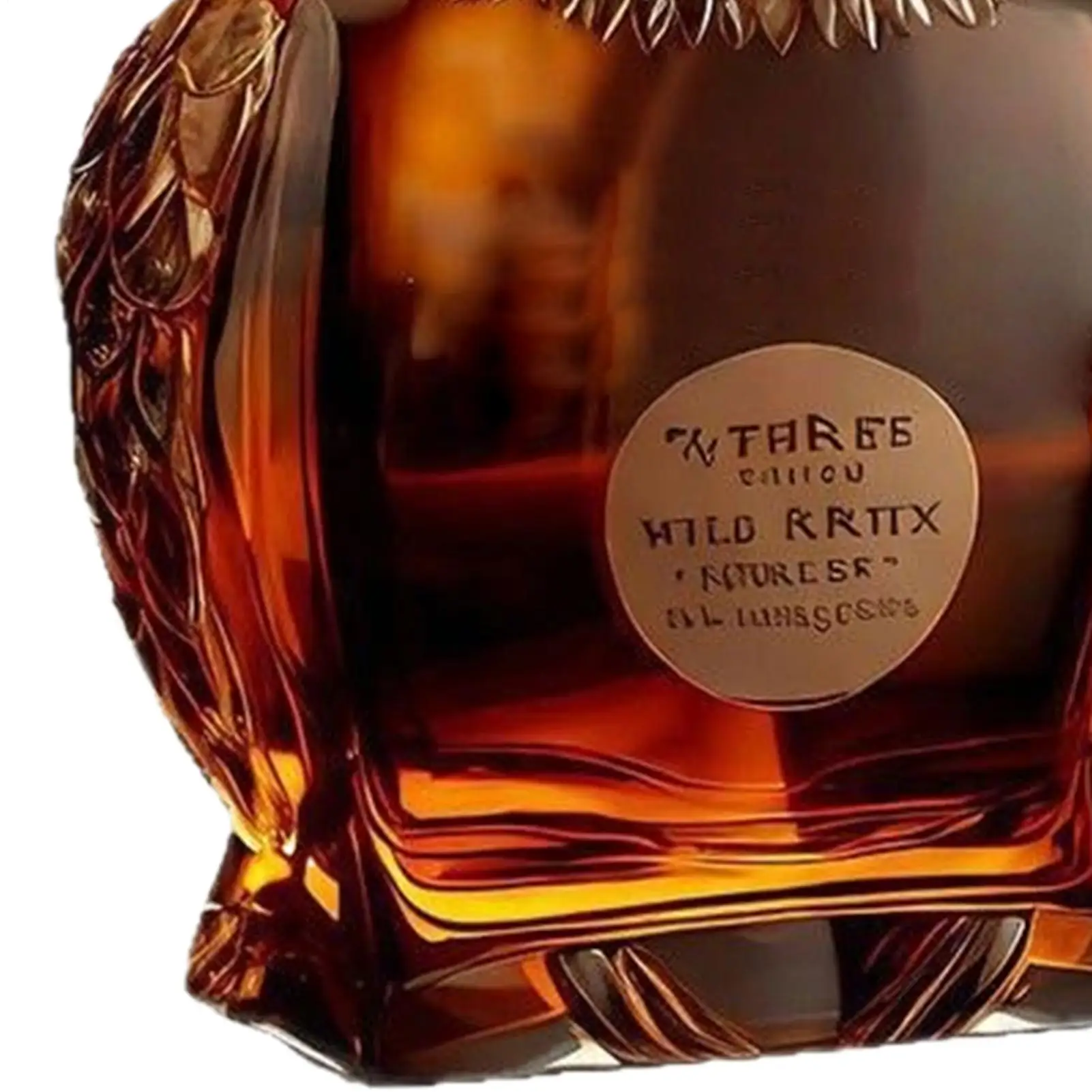 

Whiskey Decanter Bottle 350ml High Transparency Vintage Drinks Container Wine Decanter Glass Bottle For Father Boyfriend