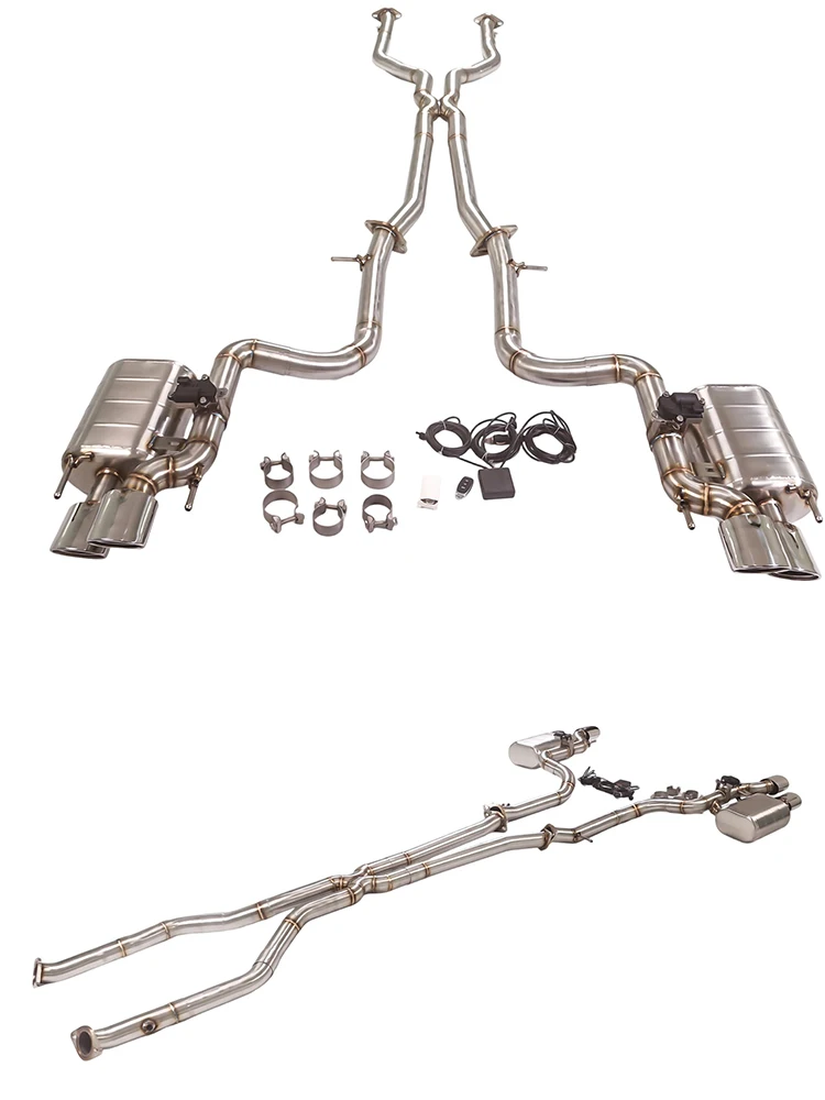 

[L]The Valve Muffler Exhaust System is compatible with the cat-back exhaust system of the 2022 Lexus IS500 5.0L model