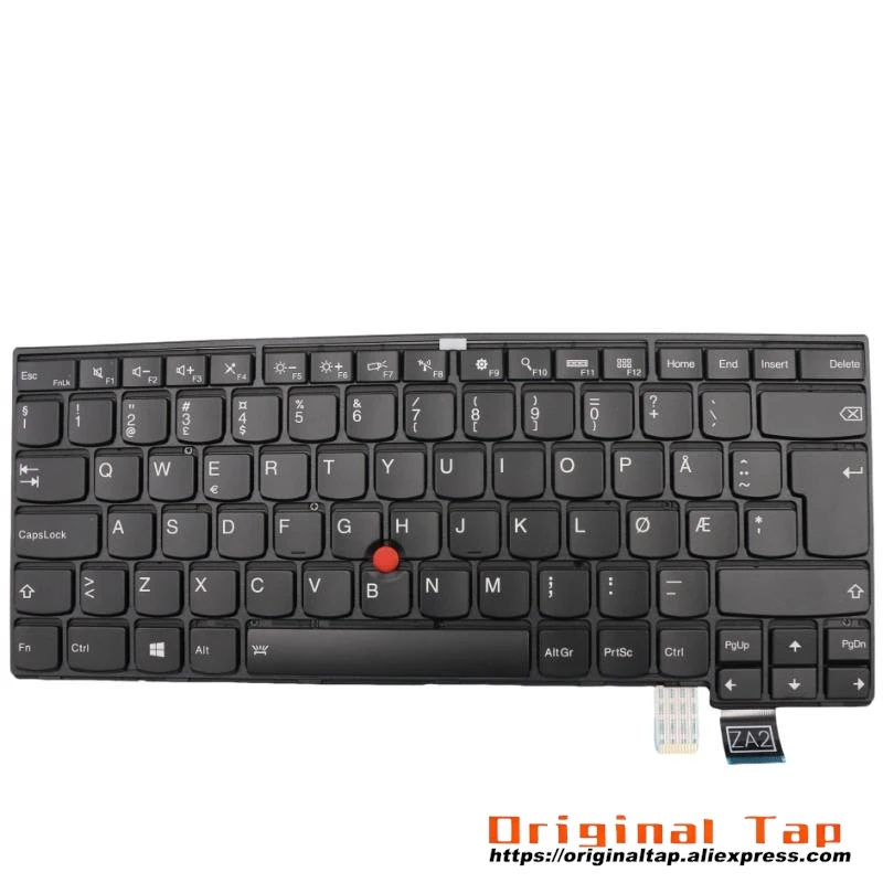 NO Norwegian Backlit Keyboard for Lenovo Thinkpad T460p 00UR375 00UR415