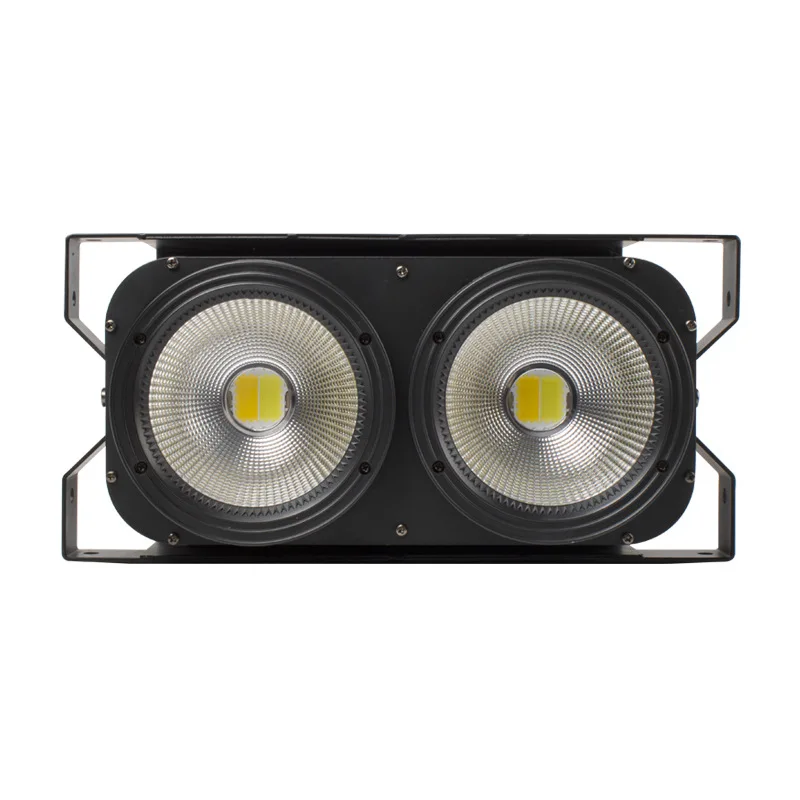 

Two-Eye Splicing Model 200W Cold White Warm White Dual-Color COB Audience Light LED Dyeing Effect Stage Lighting Atmosphere Ligh