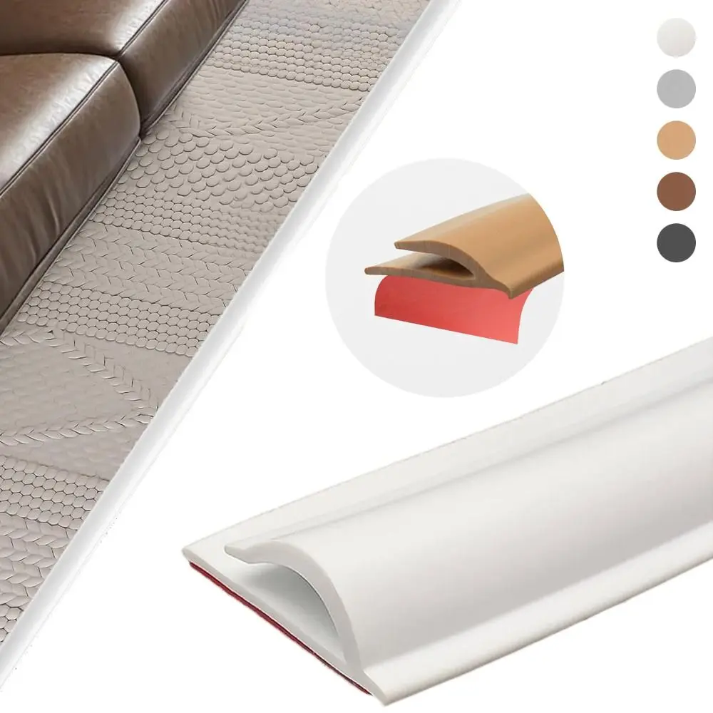 

Professional PVC Carpet Edge Trim Strip Self Adhesive Flexible Rug Edge Protector Waterproof Safe Threshold Strip Doorway