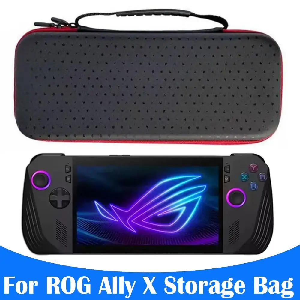 ل ASUS ROG Ally X 2024 حقيبة حمل صلبة حقيبة يد للتخزين إيفا الغطاء الواقي وحدة تحكم ألعاب محمولة واقي للشاشة