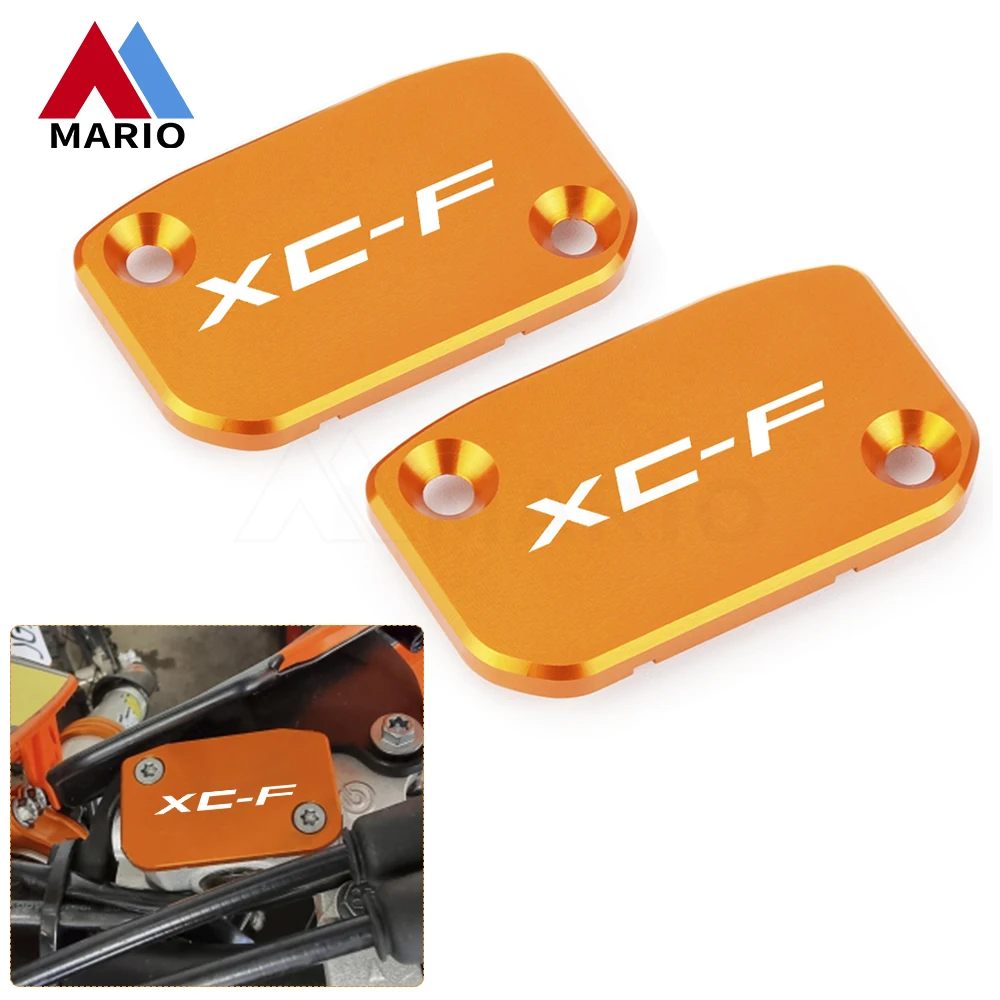 

For KTM 250XC-F 2007-2021 350XC-F 2011-2021 450XC-F 2013-2021 250 350 450 XC-F XCF Brake Fluid Fuel Reservoir Tank Cap Cover