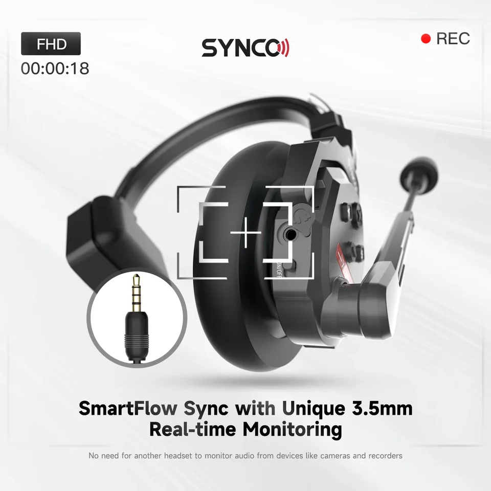 SYNCO Xtalk X1 X3 X5 Wireless Intercom System 2.4GHz Communication